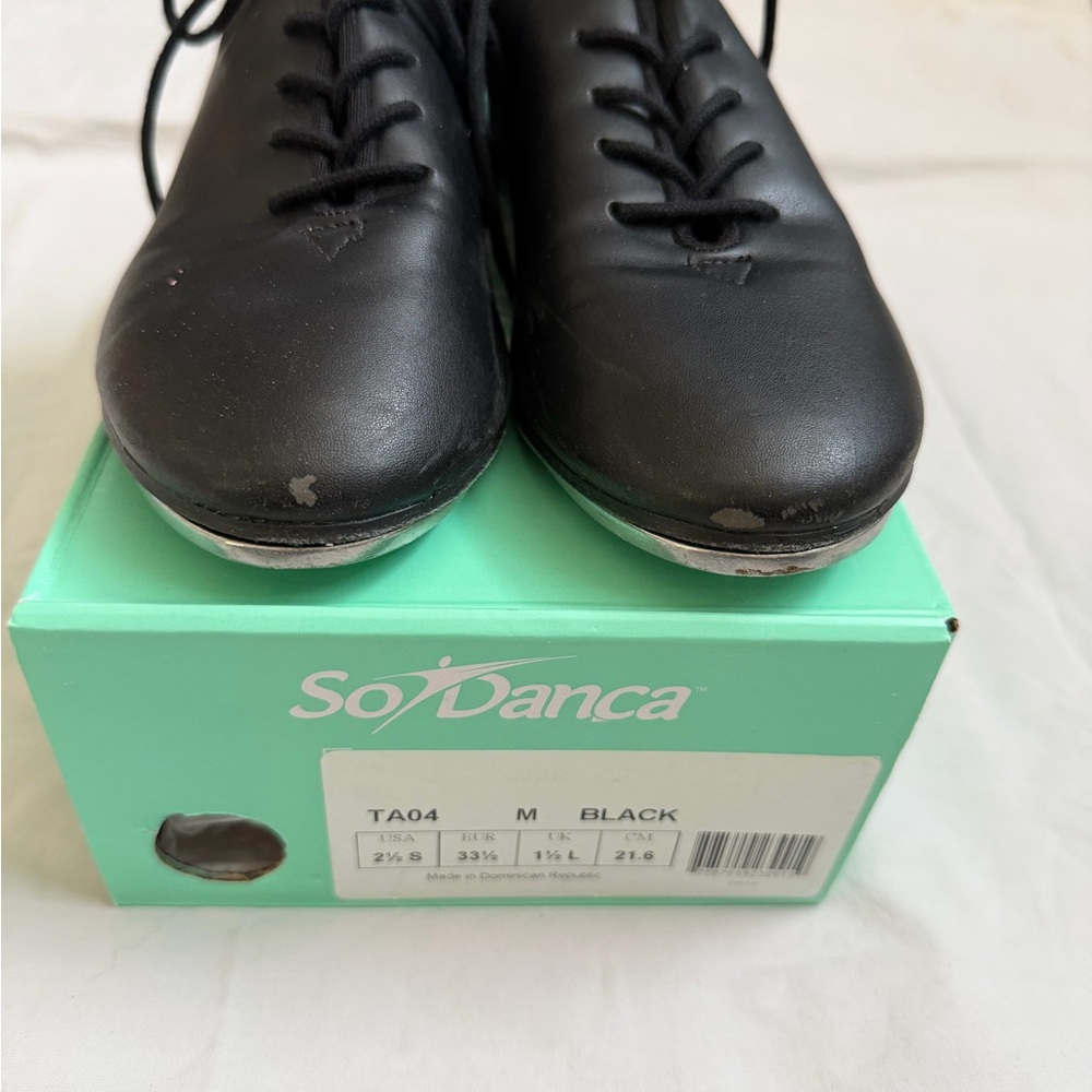 So Danca Black Tap Shoes